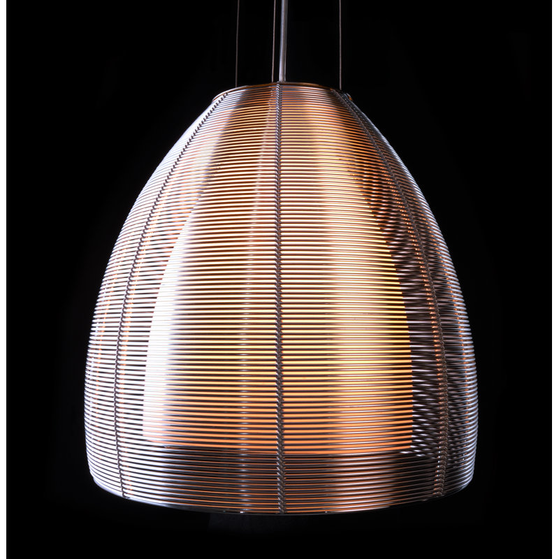 Filo Big Mob 1-Light Cone Pendant, Silver, Silver