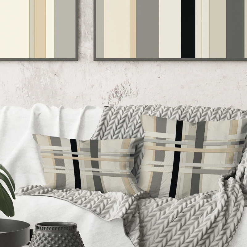 Striped Throw Pillow