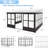 All Season Sunroom, Outdoor Permanent Wall Mounted Solarium With Detachable Polycarbonate Windows, Aluminum Lean To Gazebo Sun Room With 2 Lockable Sliding Doors For Garden Patio Deck