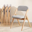 Chaise rembourrée empilable rembourrée et rembourrée-115937641
