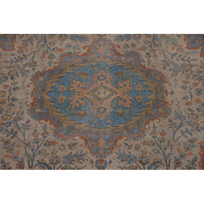 Tapis traditionnel en laine sur-teint 10 x 13