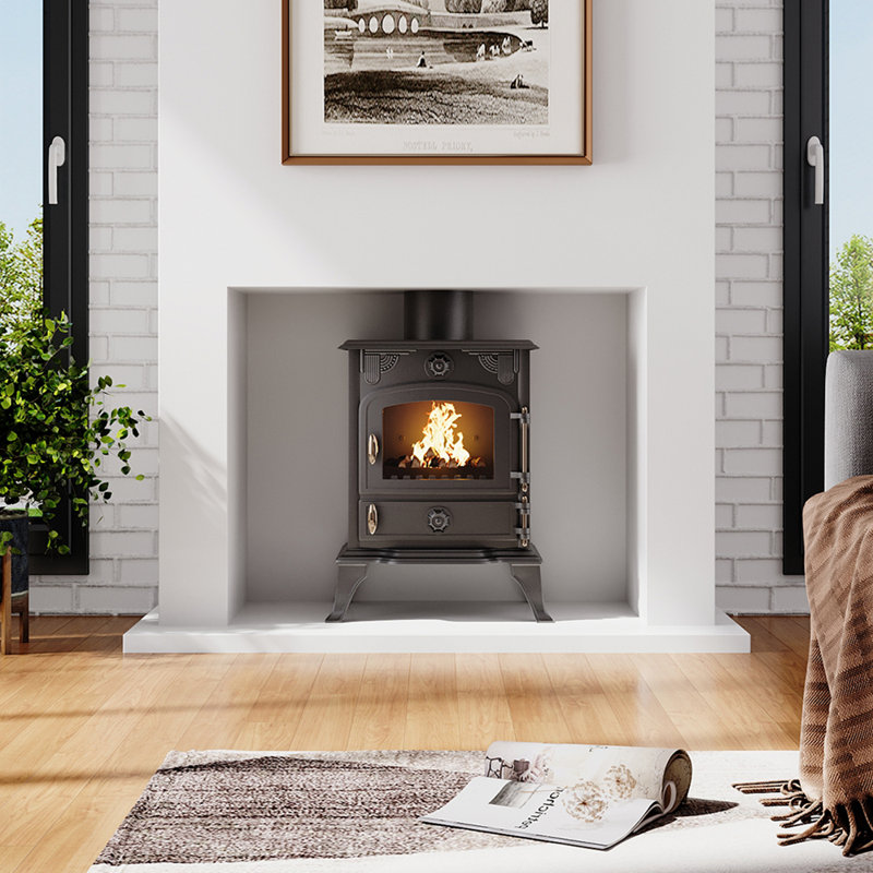 ClassicLiving 44.5cm W Black Electric Fireplace