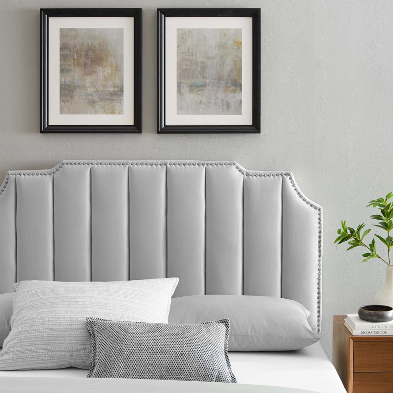 Tête de lit Modway Rosalind, Gris clair, Grand