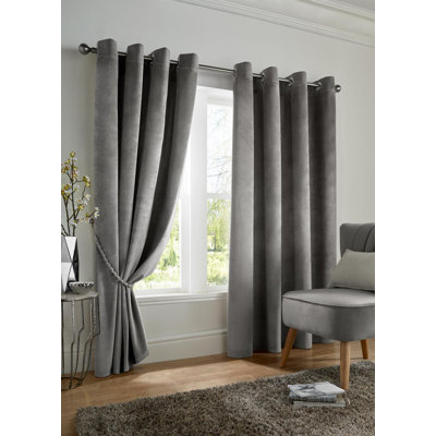 Liev Polyester Eyelet Room Darkening Thermal Curtains