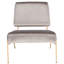 Chaise d'appoint en velours 26,63 cm de large Metrodora-1920677709