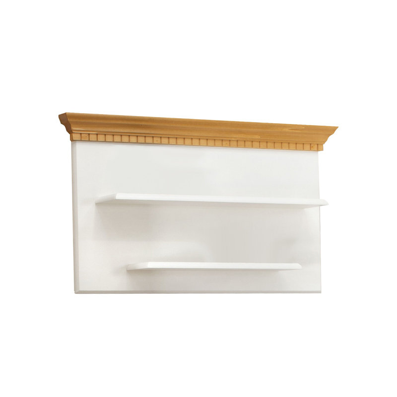 Jabari 2 Piece Pine Solid Wood Accent Shelf