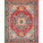 Serapi Hand-Knotted Red/Navy Wool Area Rug