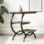 Table de bout, table d'appoint en forme de C