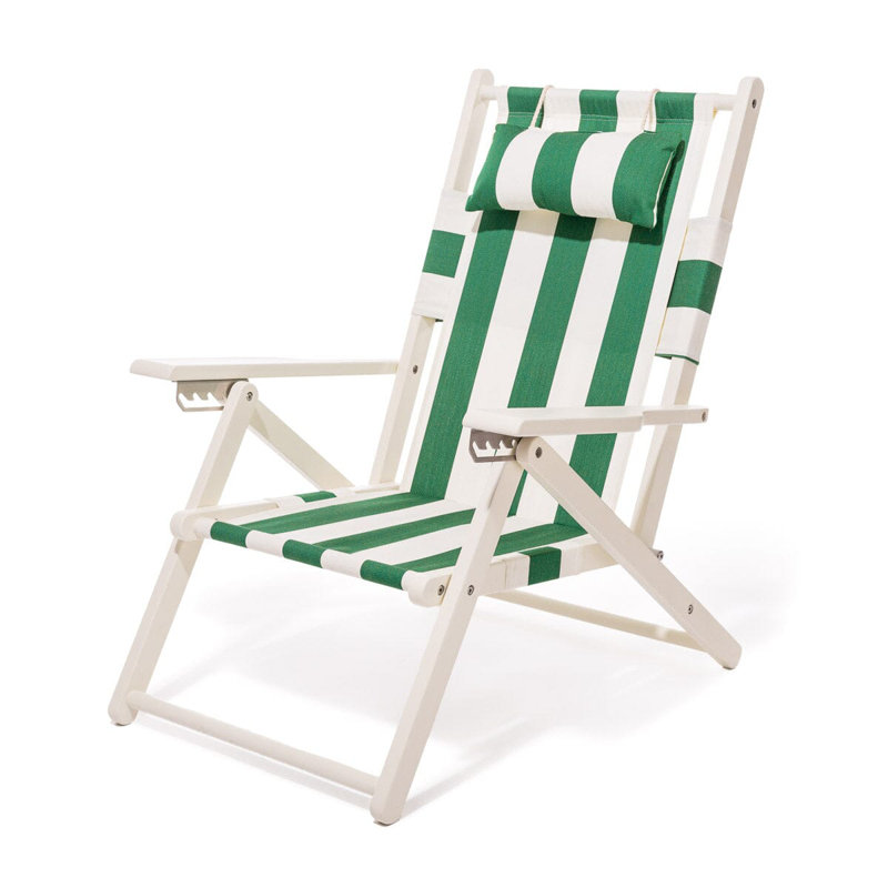 Chaise Tommy, Vert/blanc