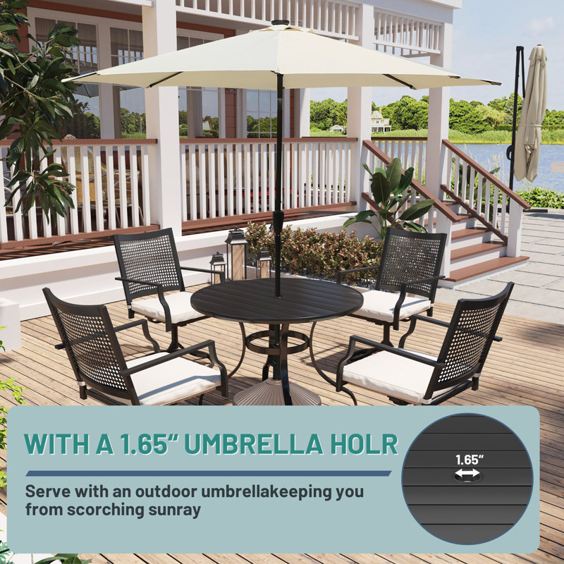 Brojanac Round 39.76'' Outdoor Dining Table