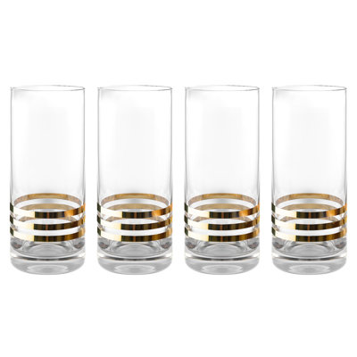 Stripes 14 oz. Highball Glass