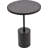 Wolak Marble and Metal Cylinder Base Side Table