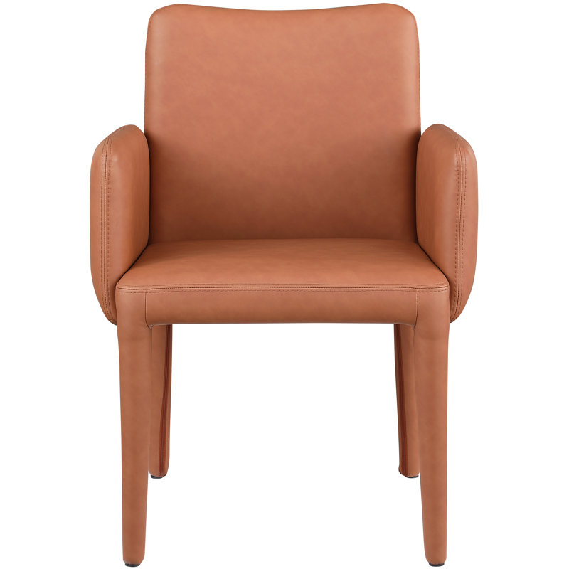 Pelle 25'' Wide, Cognac Vegan Leather