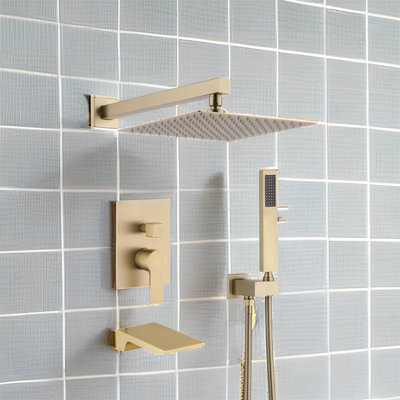 Complete Shower System with Rough in-Valve