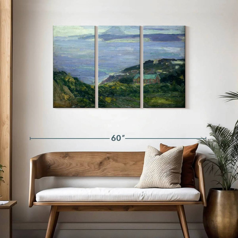 Syd Coastal Landscape France, 28" H x 45" W