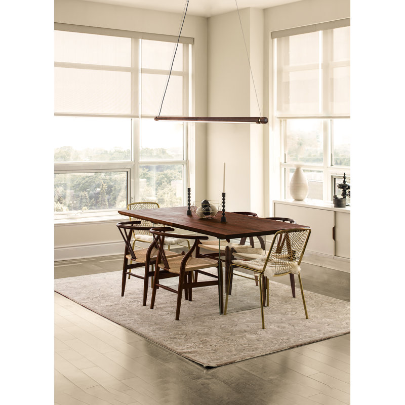 Linea 1 - Light LED Pendant, Graphite, Oak