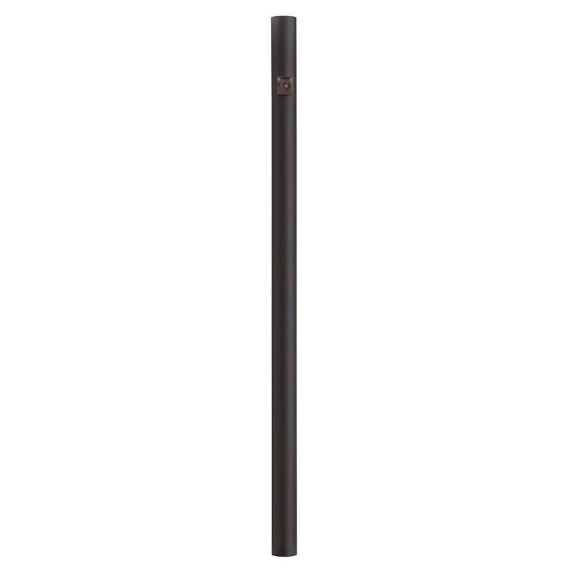 Solus 7, 8, or 10 ft. Direct Burial Lamp Post with Dusk-to-Dawn Photocell Sensor, Bronze, 96" H x 3" W x 3" D
