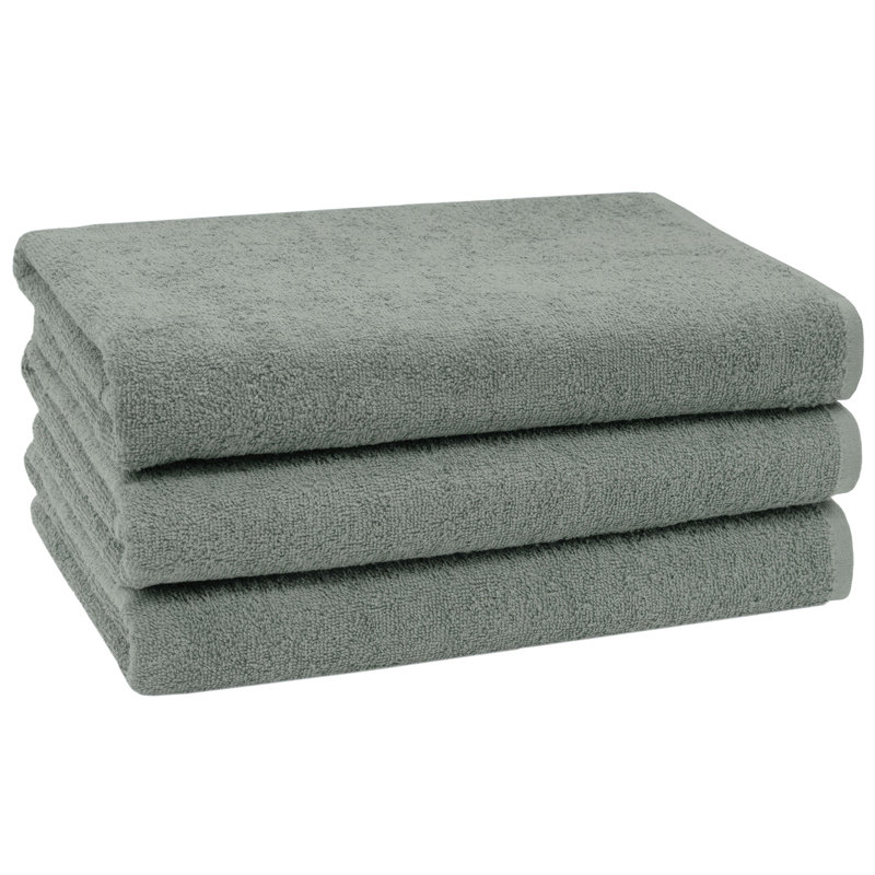 Midweight Bath Towel, Light Grey