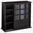 Bloodworth Wood Curio Cabinet with Glass Sliding Doors-1549484325