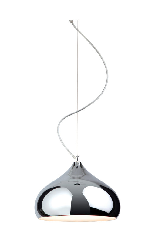 Carla 1 - Light Chrome Dome Pendant