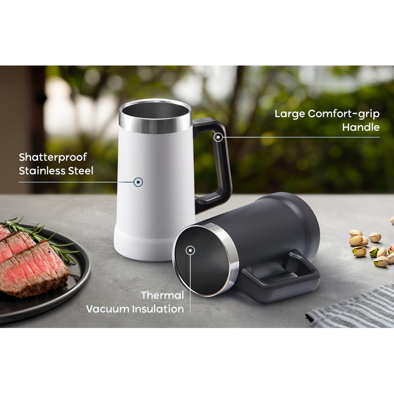 Stainless Steel Camping Mug, Storm Gray
