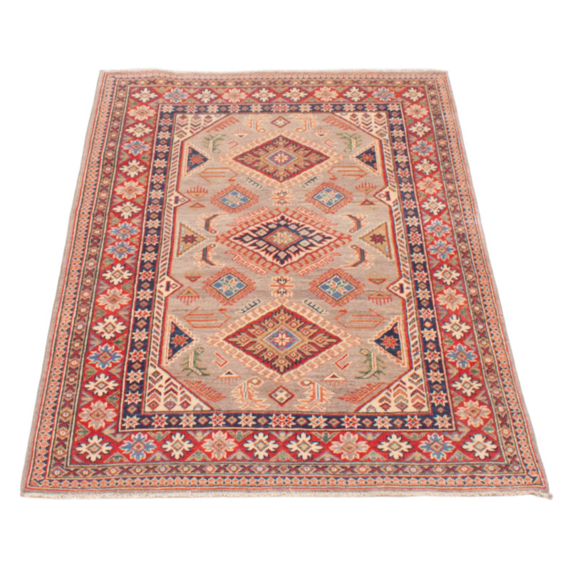 One-of-a-Kind 3'10" X 6'0" New Age Wool Area Rug in Grey