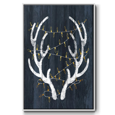 Bois et lumières encadré sur toile