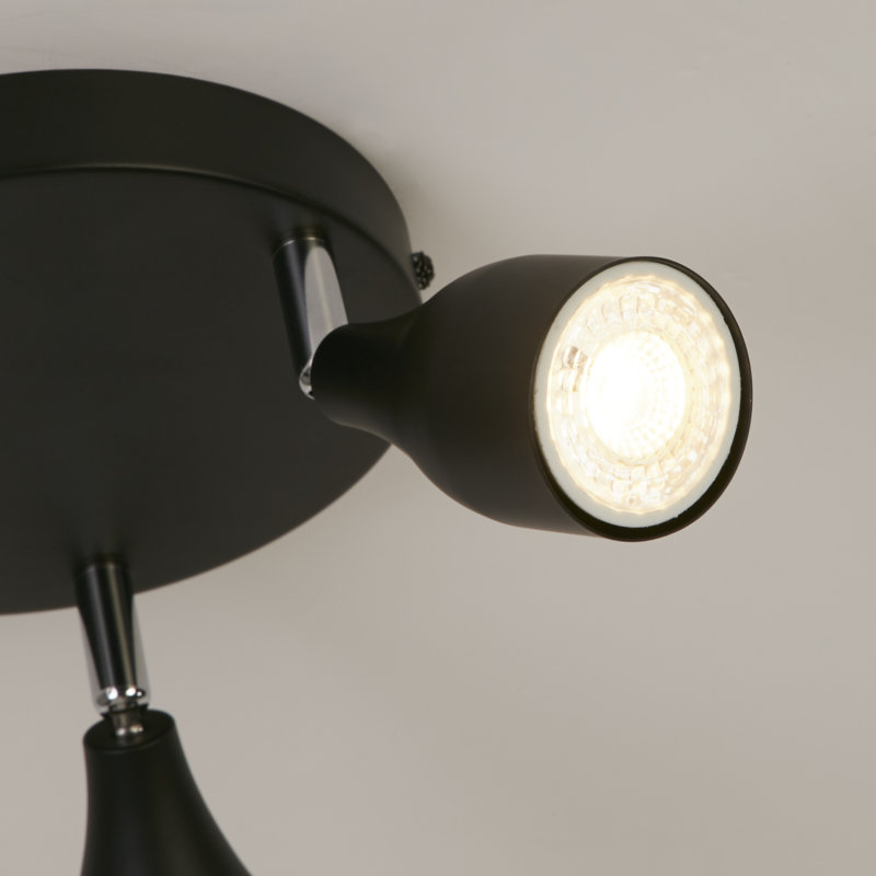 16.8cm 3 -Light Track Kit, Black 