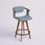 Tabouret de comptoir rembourré à hauteur fixe Dirksen-1157249831-1076643456