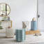 Tabouret avec design Capiz