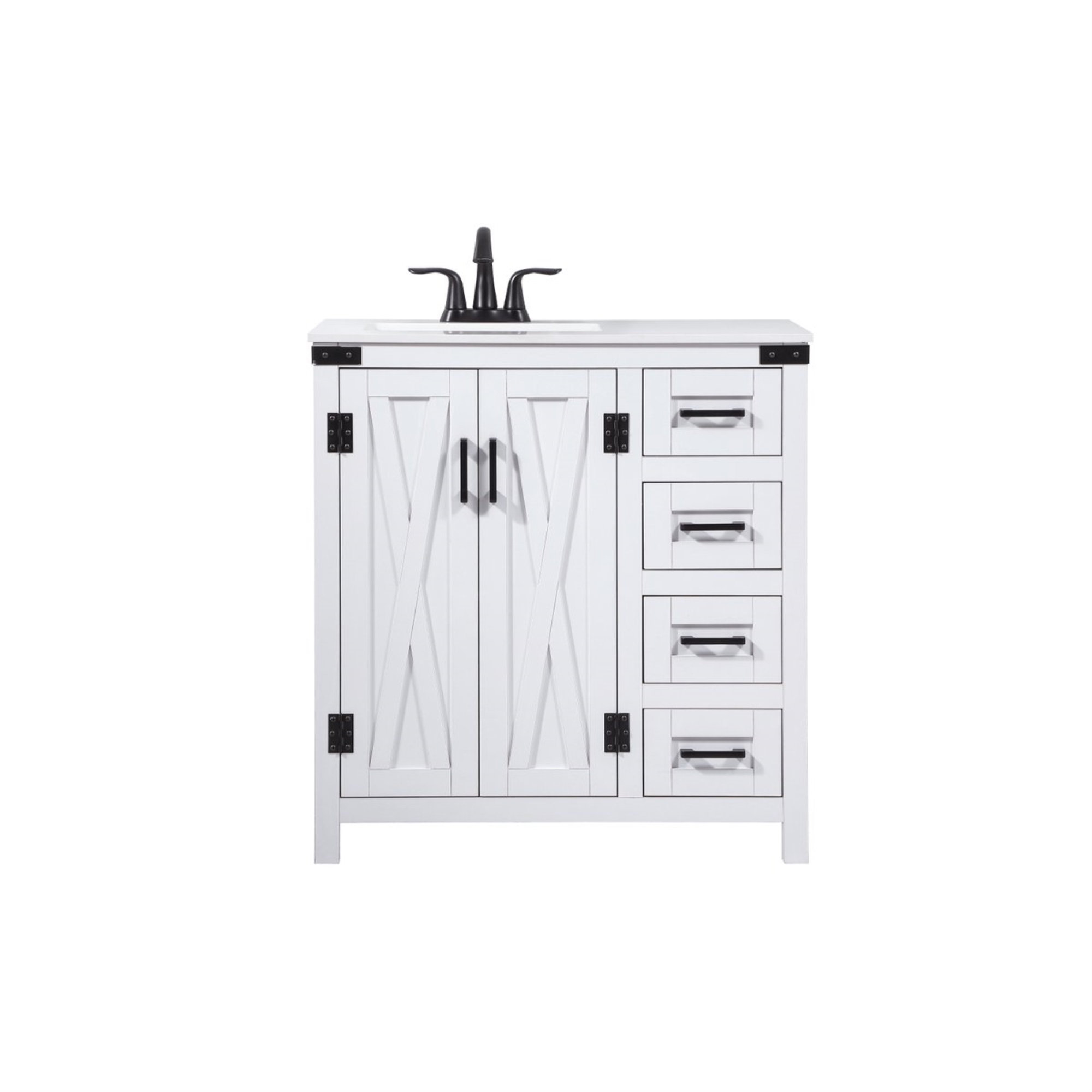 Slayton 32'' Single Bathroom Vanity, White