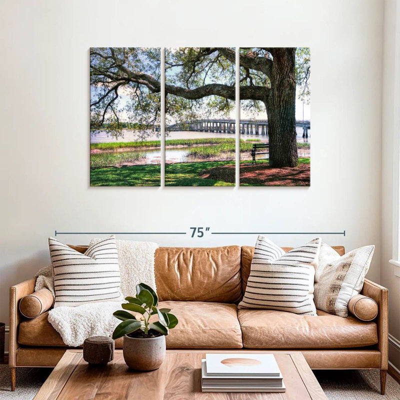 Rorry Harbor Riverside, 36" H x 57" W