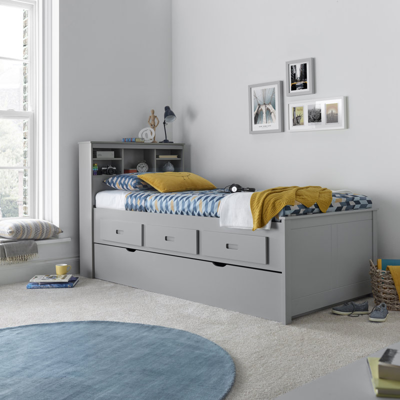 Pagar Daybed with Mattress, Grey