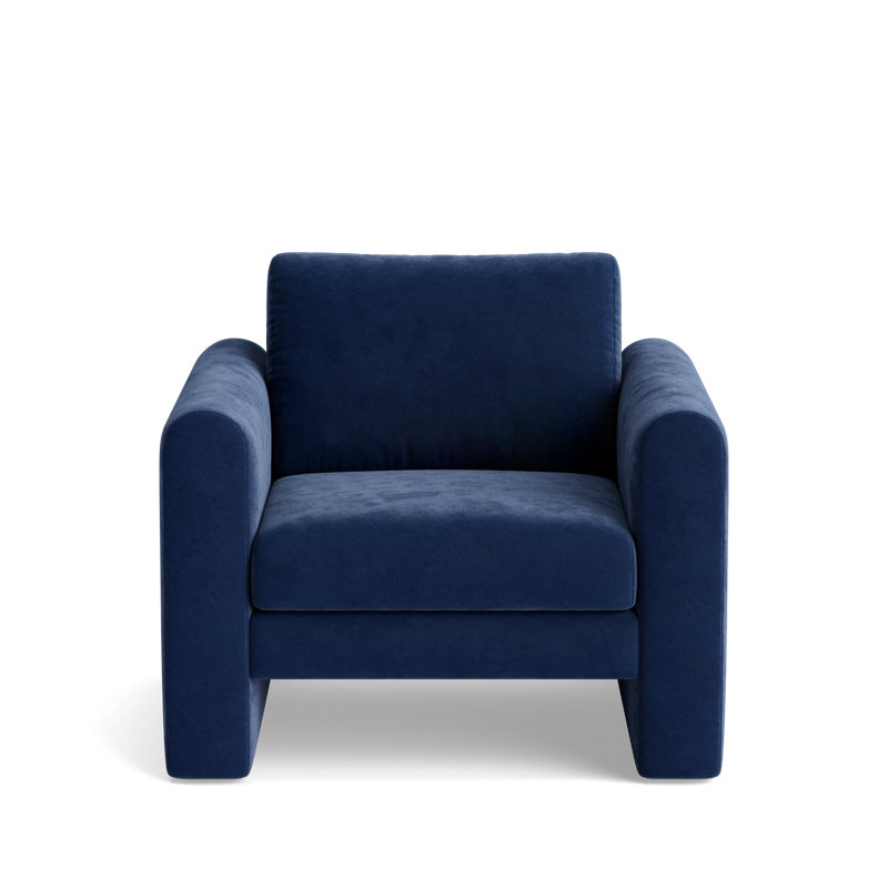 Knox Accent Chair, Performance Weave - Navy