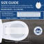 Mayfair 44CP avec système de fixation de siège et charnières STAY-TITE, ROND, blanc-102039953