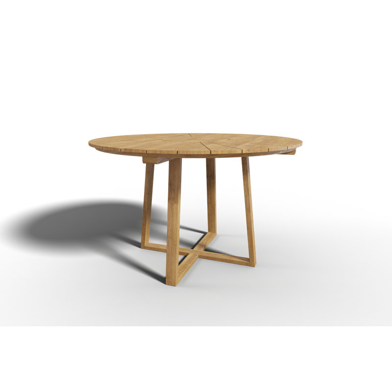 Outdoor Round Teak Dining Table