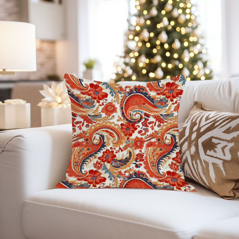 Abstract Boho Paisley Pattern V Bohemian, 20"H x 20"W