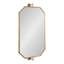 Miroir mural pivotant avec cadre octogonal