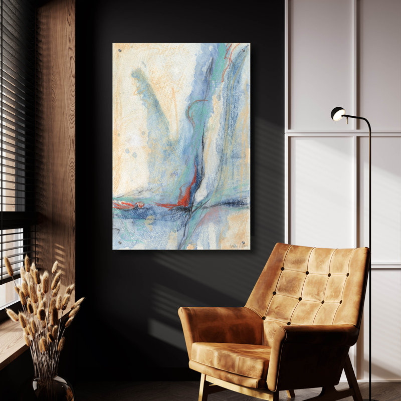  «Cracking Open 2» par Laura Gibson, art mural en verre acrylique, 24 po x 36 po, H 36 po x l 24 po