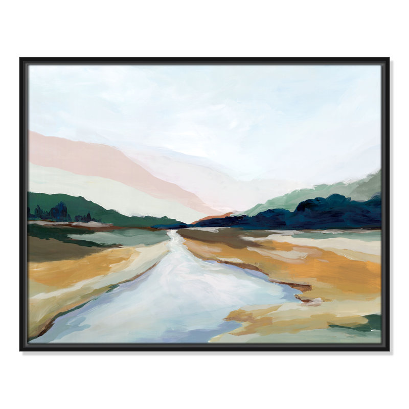 «Hope Creek Print» par Isabelle Z, Noir, H 23,5 po x l 29,5 po