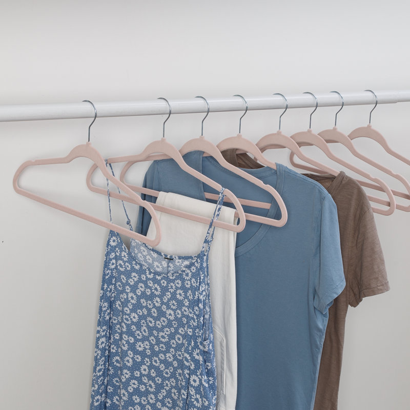 Cintre standard Wayfair Basics® Petrone, Rose clair, 25