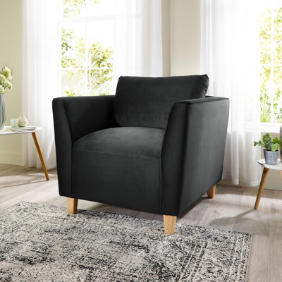 Audington Velvet Armchair