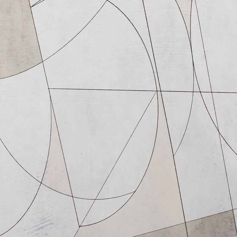 Line Work Print by Dan Hobday, 48" H x 36" W x 2.5" D