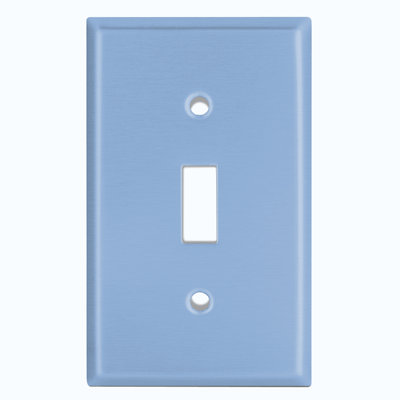 No Subject 1 - Gang Toggle Light Switch Standard Wall Plate