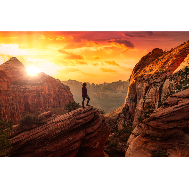 Gambrell Adventurous Woman - Wrapped Canvas Print, 61cm H x 91cm W x 3.8cm D