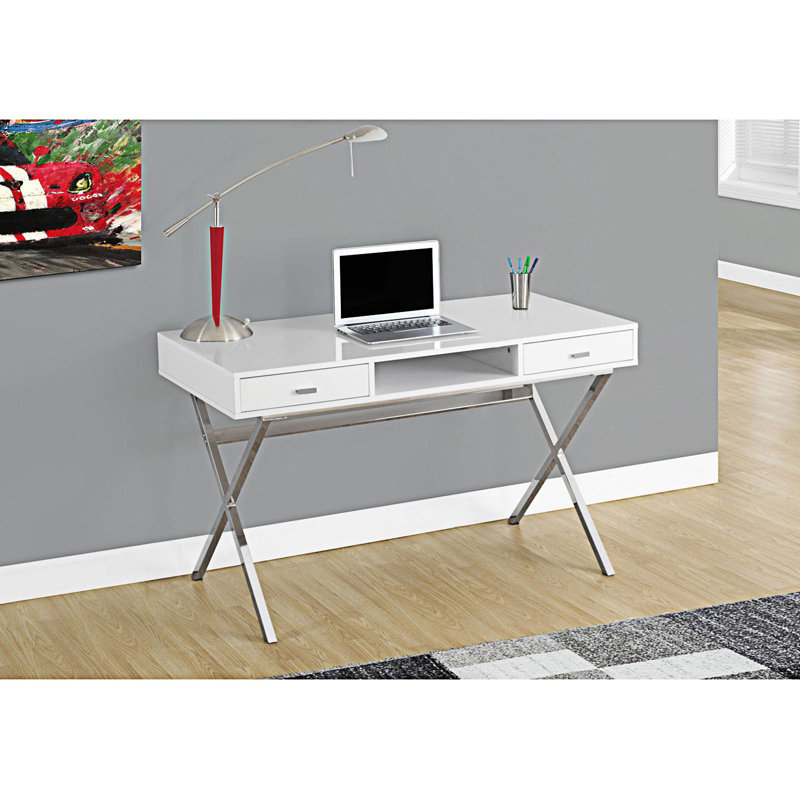 Bureau d'ordinateur à domicile avec tiroirs de rangement