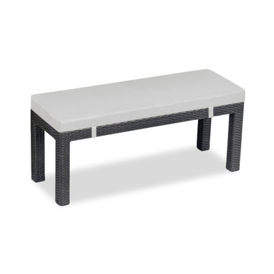 Buckholtz Wicker Outdoor Bench