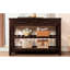 Buffet en bois massif avec 2 tiroirs et tablettes ouvertes, console de style Mid-Century pour la salle à manger, le couloir, la table de cuisine, les tiroirs à tablettes design, la chambre à coucher-1596984646