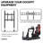 Anman Pro Racing Simulator Cockpit Aluminum with Seat Fit Logitech Thrustmaster, Not Include Steering wheel & Wheels & Pedals and Shifter Handbrake
