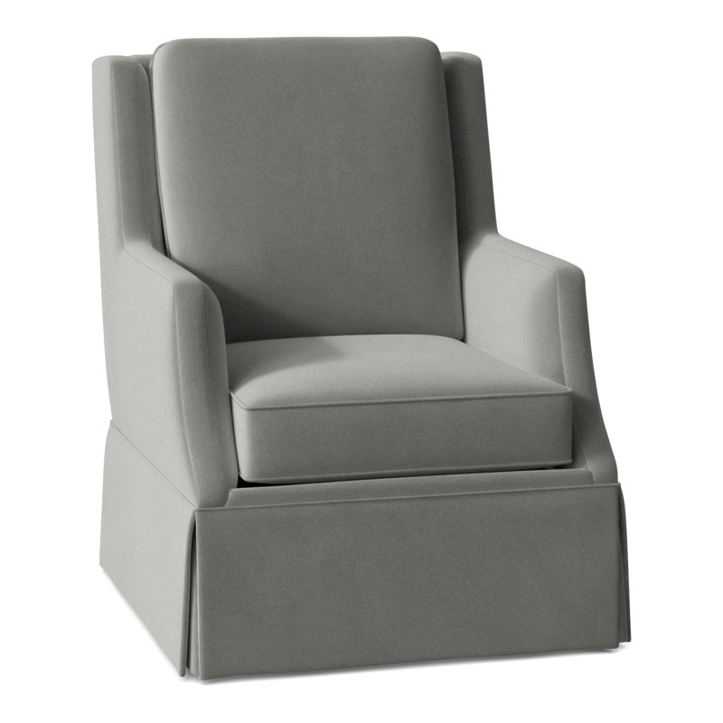 Savannah 31.5" W Wingback Chair, 9953 Pewter